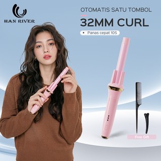 HAN RIVER Hair Curly Styler 28mm Catok Curly Automatic 46W Buat ikal ala Korea dengan mudah