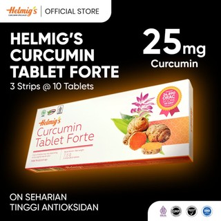 Helmig's Curcumin Tablet 25mg Isi 30 Tab