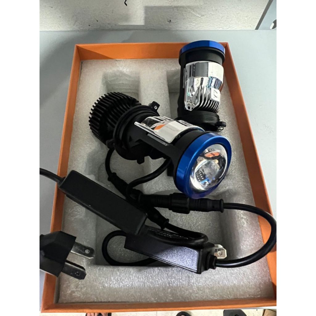 Y7 โปรเจคเตอร์ไฟ Led H4 mini protector เลนส์รถจักรยานยนต์รถยนต์ -Y7-H4