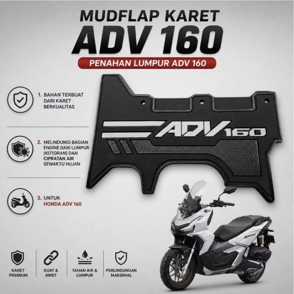 ยางกันโคลนใต้บังโคลน honda ADV 160