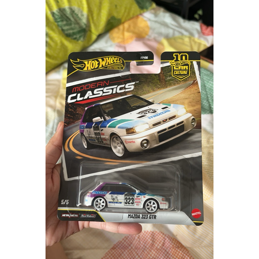 Mazda 323 GTR hotwheels พรีเมี่ยม modern classic