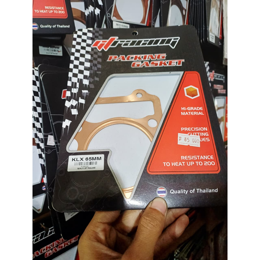 BRASS COPPER PACKING HEAD KLX150 KLX 150 THICKNESS 0.5 DM 58 ถึง 66 GF RACING-BOYRENK