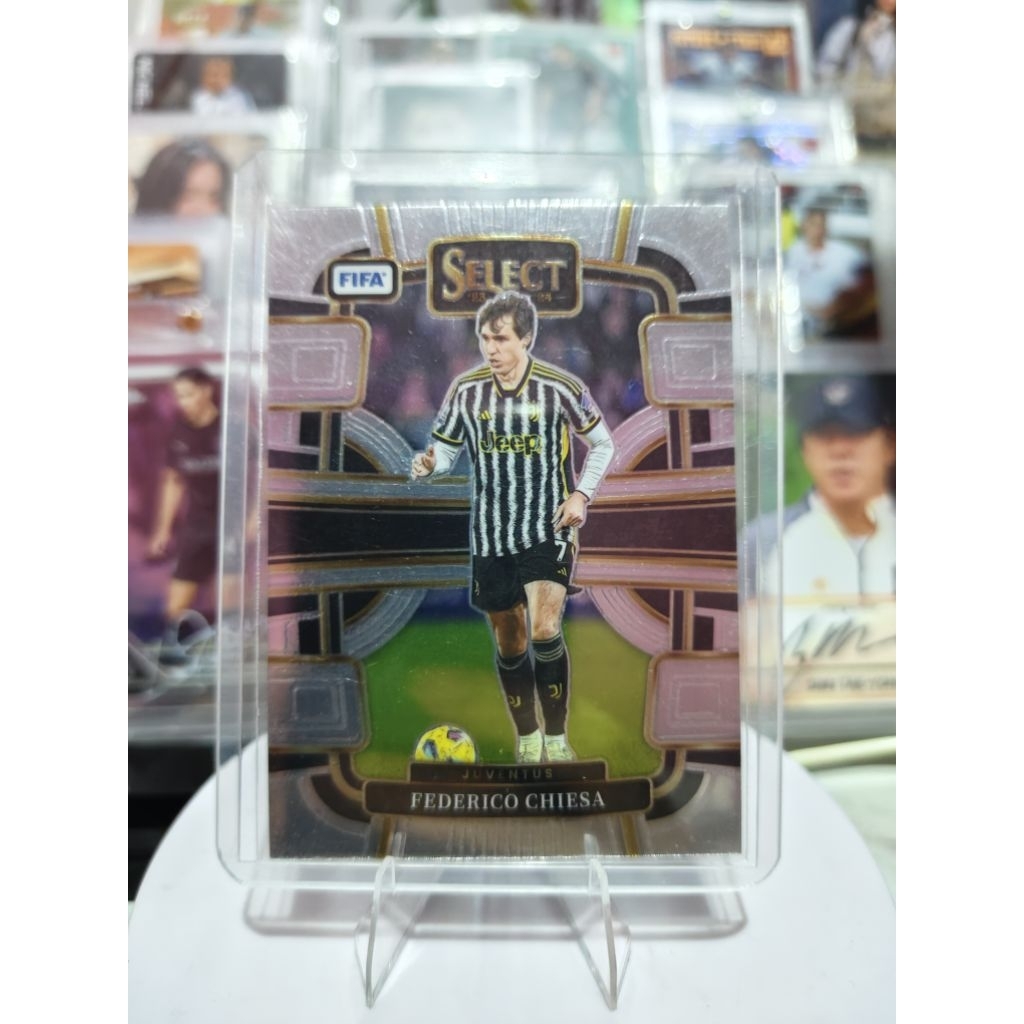 Original Panini Select Juventus Federico Chiesa การ์ดฟุตบอล Photocard