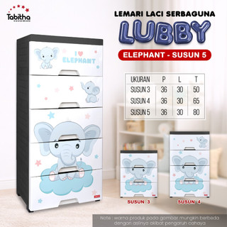 Tabitha Laci Anak Motif Karakter Kartun Minimalis Serbaguna - Tabitha Laci Anak Lubby