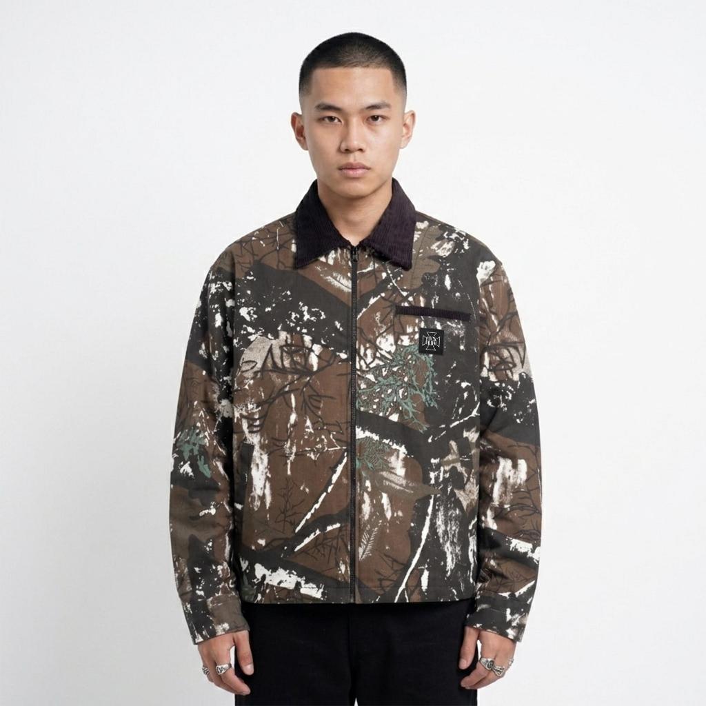 FRDM เสื้อทํางานสตรีทแวร์ Camo Freedom