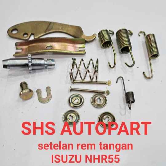 LOKAL 1 SET ชุดซ่อมเบรคมือหลัง / ชุดคันเบรคมือ ISUZU ELF ENGKEL NHR55 / NKR55 / TLD56 Local Brand (JAC / SP)