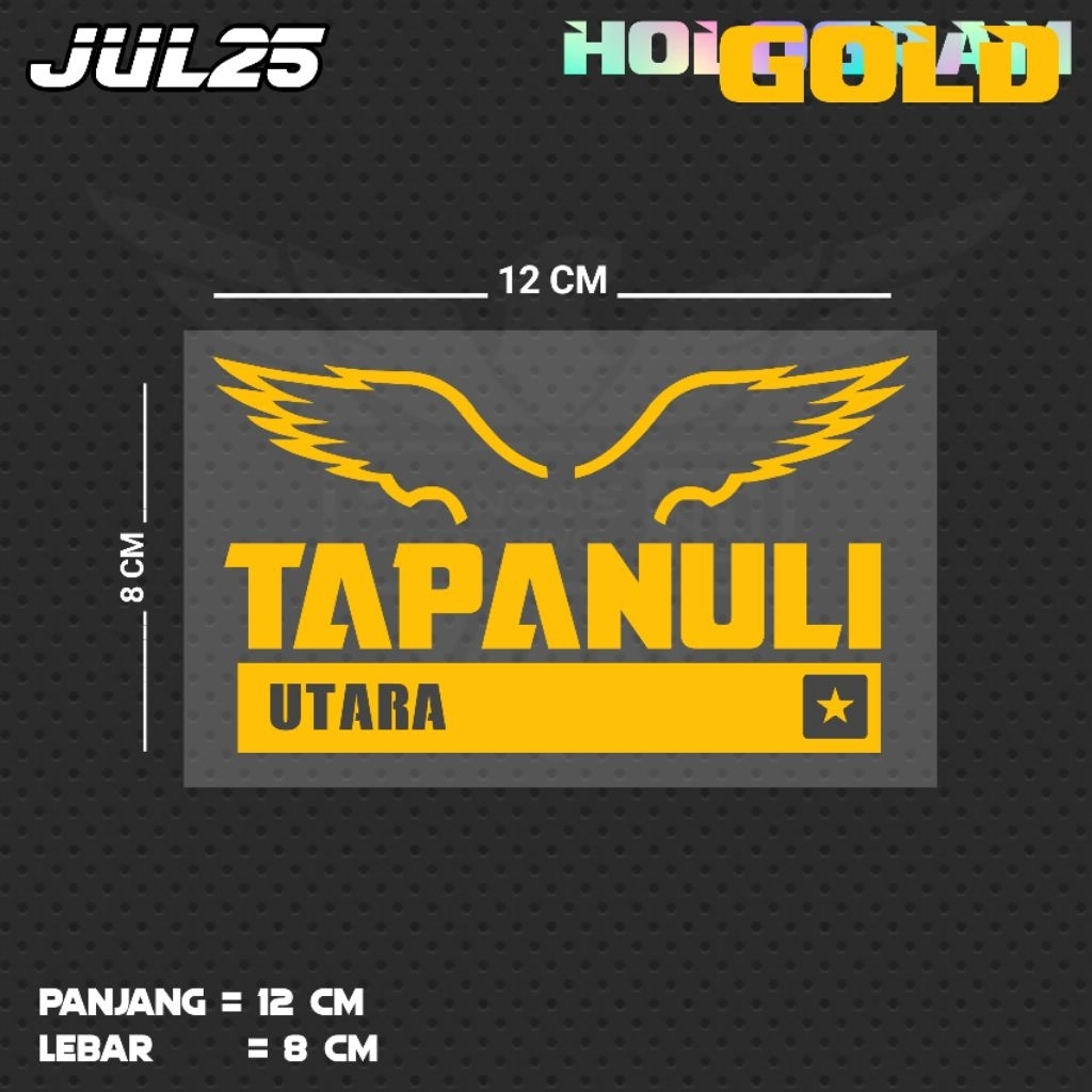 NORTH TAPANE สติ๊กเกอร์ตัดน้ํา | JUL25 SUT