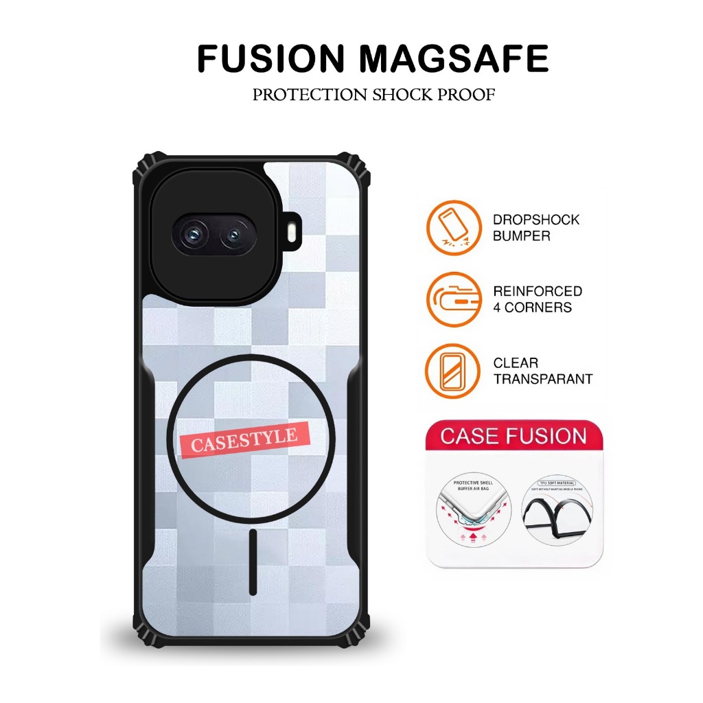 Casestyle - เคส Magsafe Iqoo 15R Iqoo 15 Fusion Case กันกระแทกเคสใส Iqoo 15R/15 MAG10
