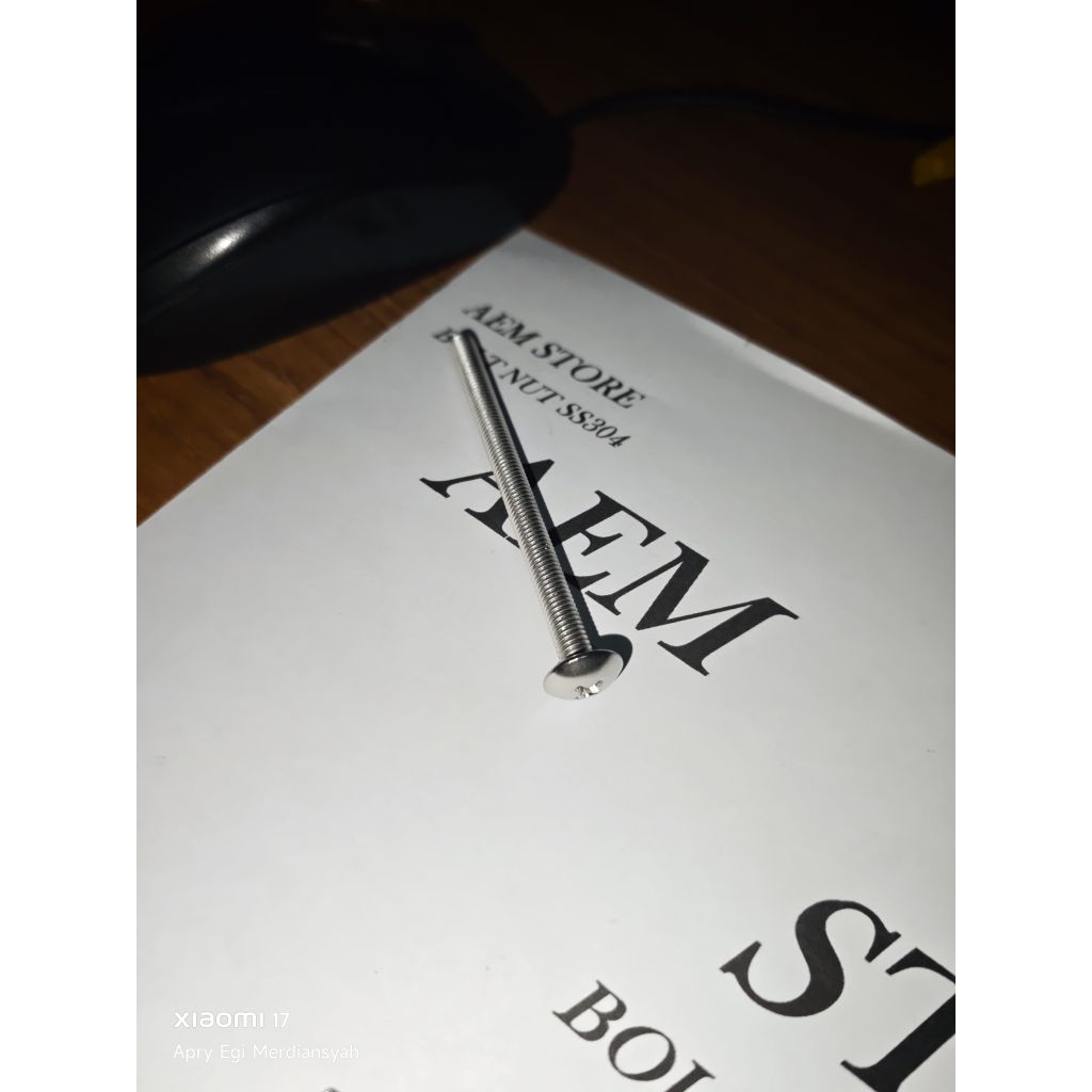 Bolt JT M5 X 70 (7ซม.) สแตนเลส 304 THE A2-70
