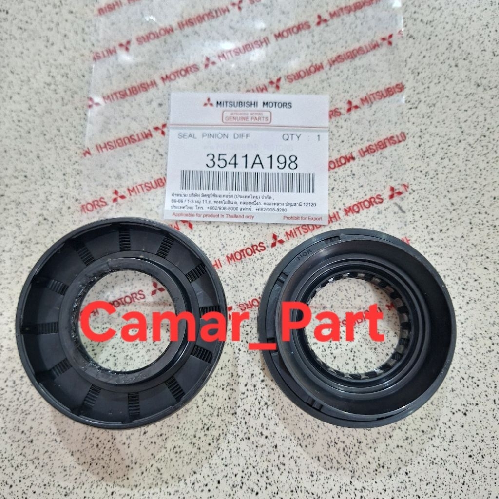 ซีล Fr Pinion น้ํามันด้านข้างเพลาหน้าซีลด้านข้างใหม่ Triton Strada L200 2.8 2800cc 3541A198