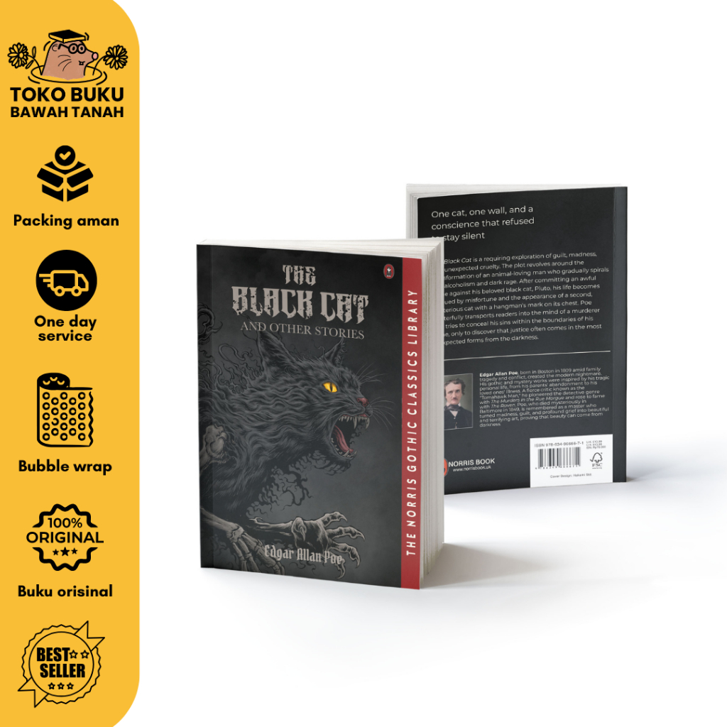 Gothic The Black Cat และนวนิยายเรื่องอื่น ๆ - Edgar Allan Poe - หนังสือภาษาอังกฤษ | ร้านหนังสือใต้ดิ