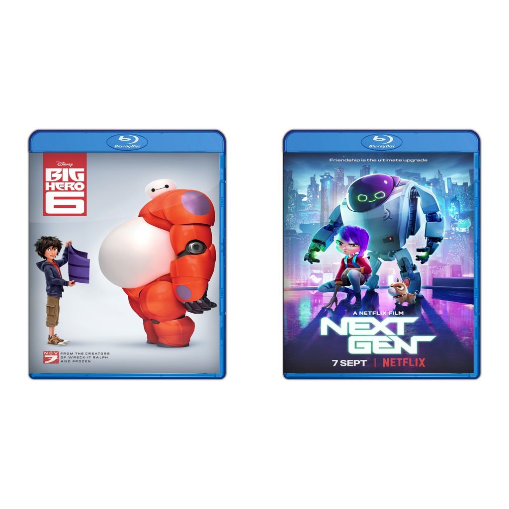 DVD Big Hero 6 (2014) + DVD Next Gen (2018)