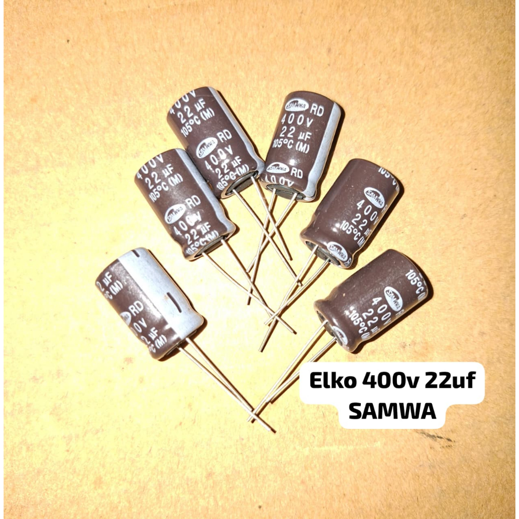 Elko 400v 22uf คุณภาพดั้งเดิม