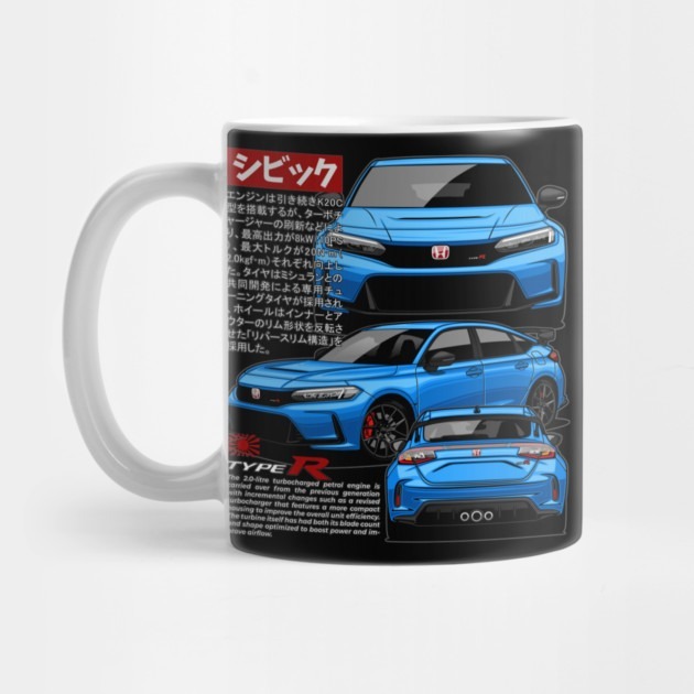 Civic Type R FL5 - แก้วน้ําชา Honda Civic Type R