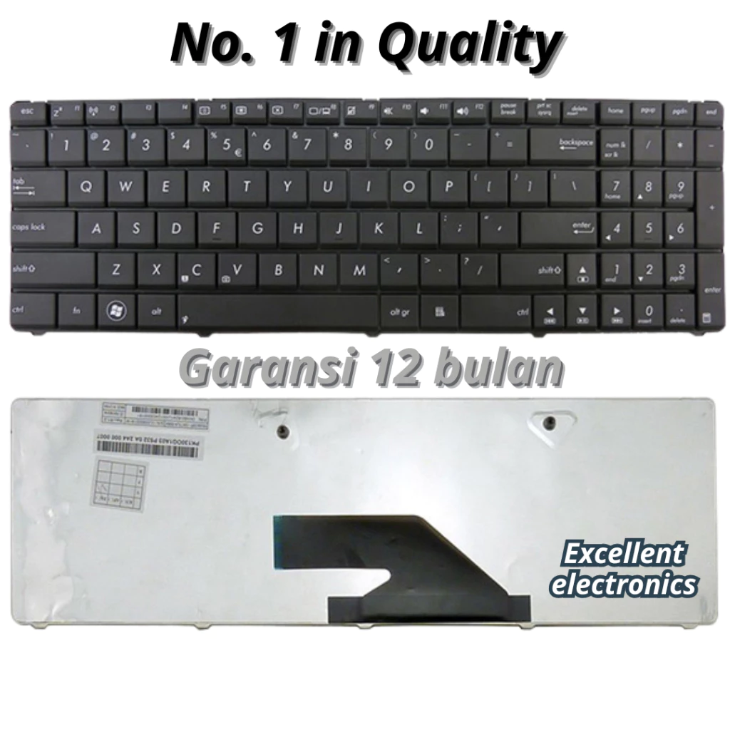 คีย์บอร์ด Asus K75A/K75VJ/K751L/K75DE/K75D/K756U/K75VM