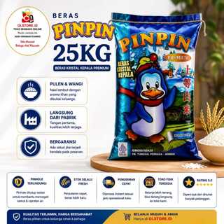Beras Premium Pinpin 25kg Punel Wangi