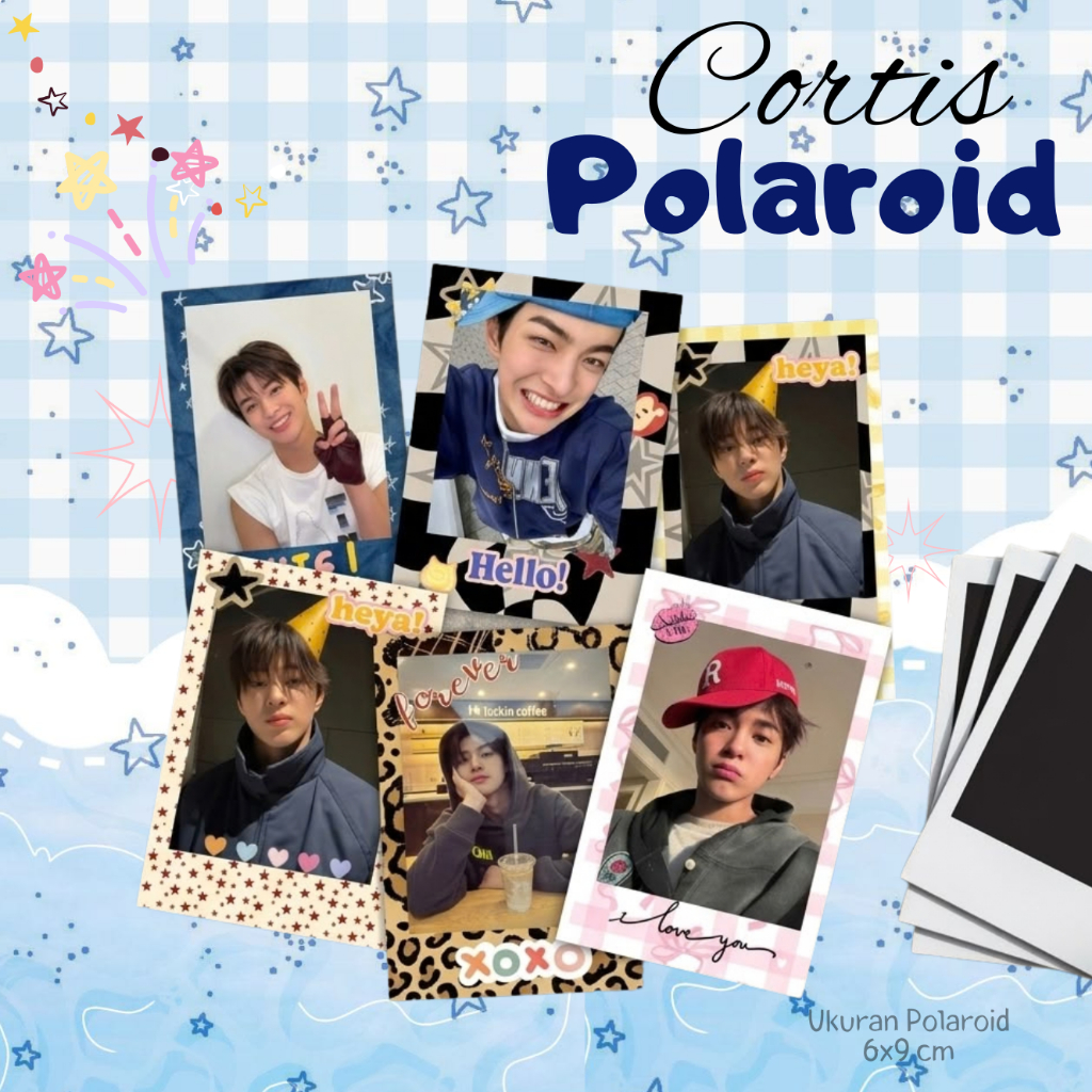 CORTIS POLARO l Deco Case Kpop CORTIS | Polaro Kpop Cortism Cute Motif 9 ชิ้น
