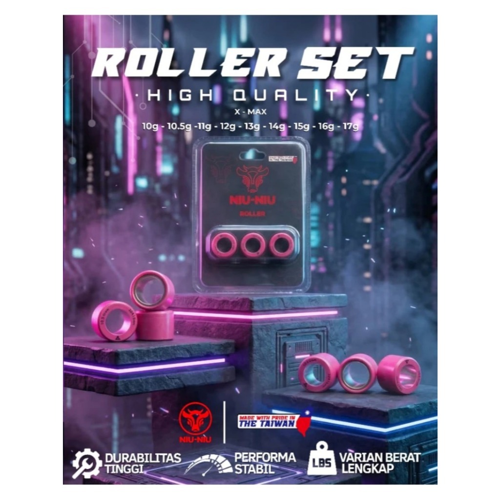 NIU NIU Racing Roller X-Max X MAX (3 ชิ้น)