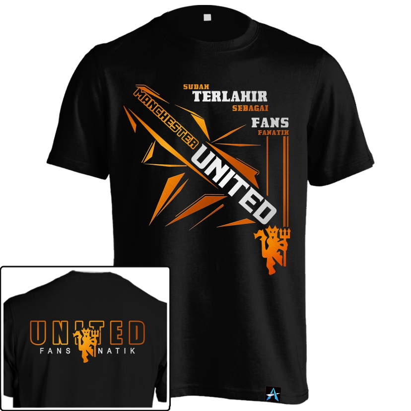 Manchester MAN-11 เสื้อยืด Distro เกิดเป็นแฟนๆ Fanatic United