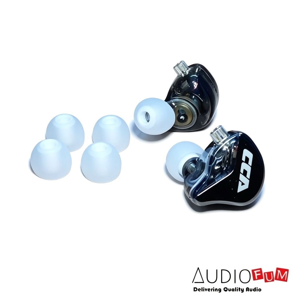 CCA CRA Eartips White Silicone (คู่)