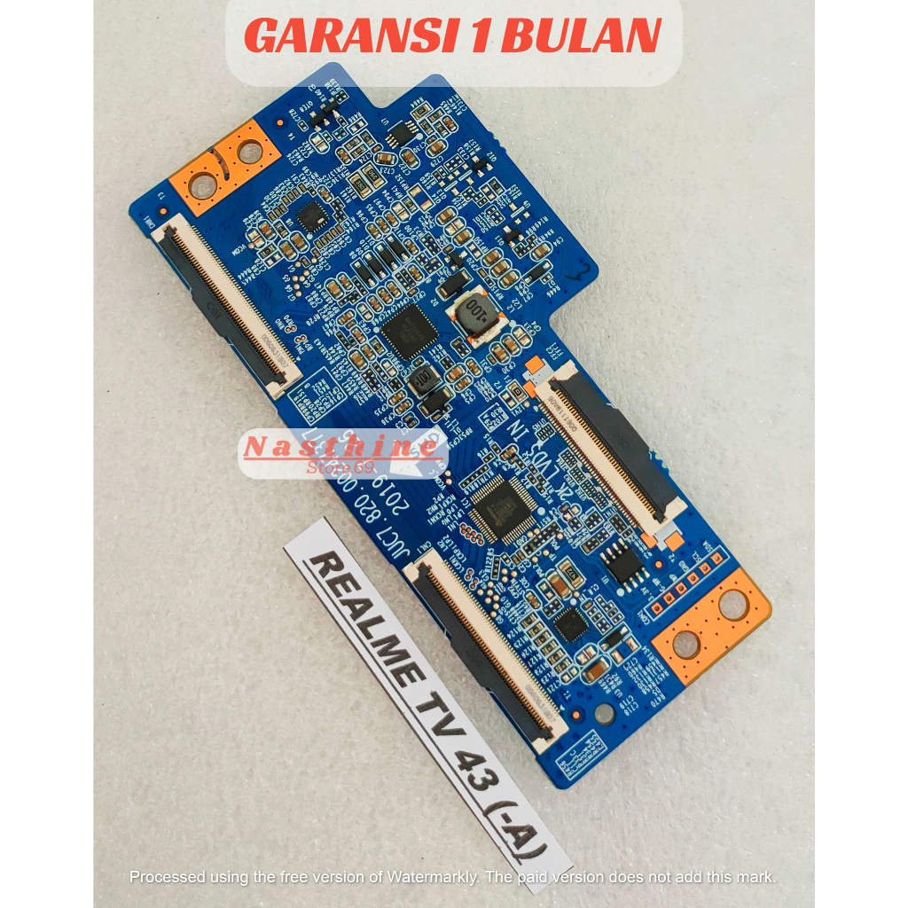 MESIN PCB TCON TV T CON TV REALME TV 43 (TYPE -A) PICTURED รับประกันต้นฉบับ 100% TAC T CON TV MACHIN
