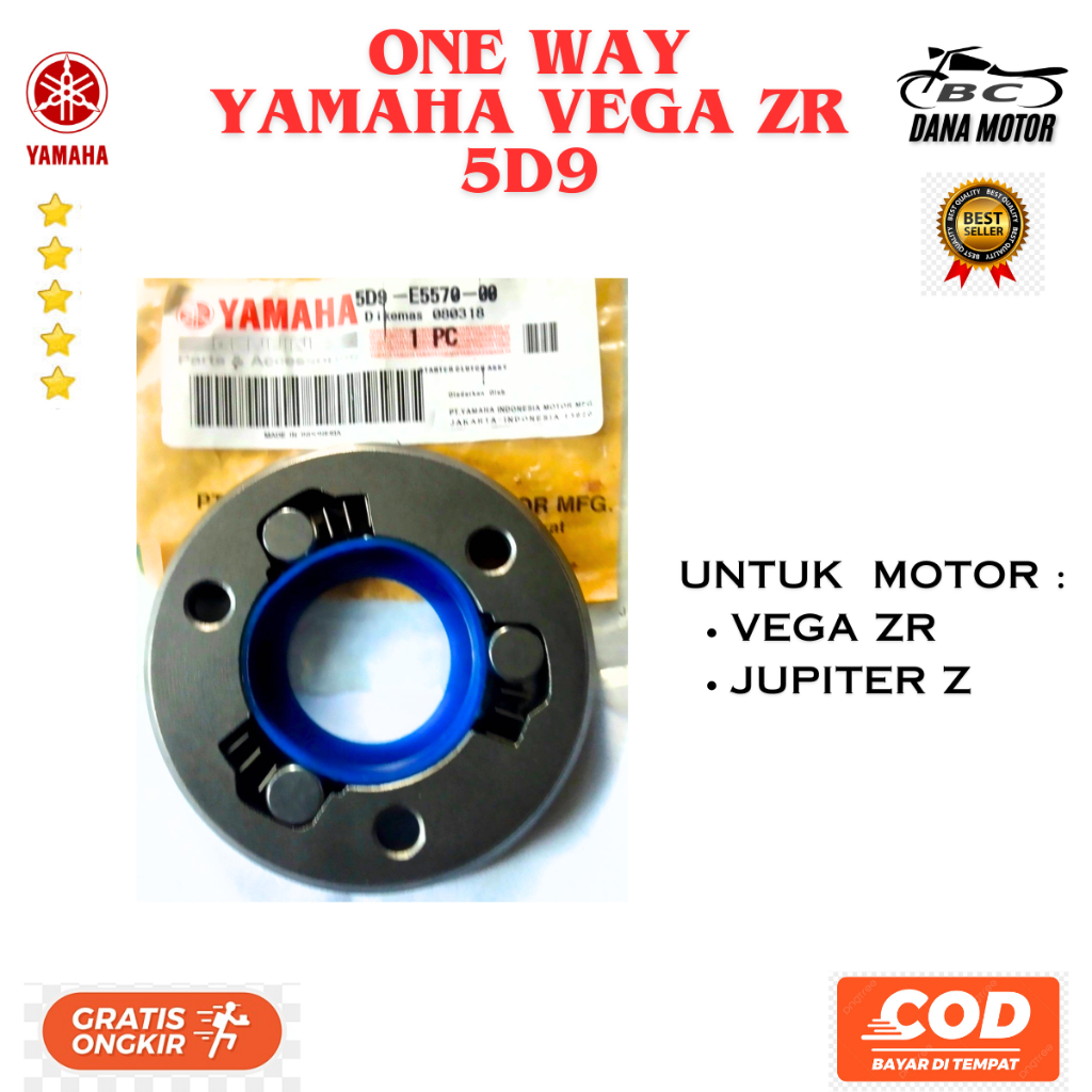 One Way Vega Zr Ori / Pelor satater Yamaha Jupiter z New Original Premium - 5D9-E5570-0-00