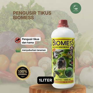 Pupuk Cair BIOMESS Pengusir Tikus hama dan Penyubur Daun Bunga Buah 1Liter