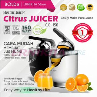 BOLDe CITRUS URANUS Juicer Jeruk Otomatis SUS304 Low Watt Pemeras Cepat Tanpa Biji Estetik