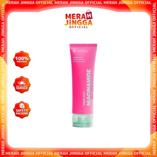 Emina Bright Stuff Face Wash - Sabun Muka Cerah Glowing Anti Kusam | Merah Jingga Official