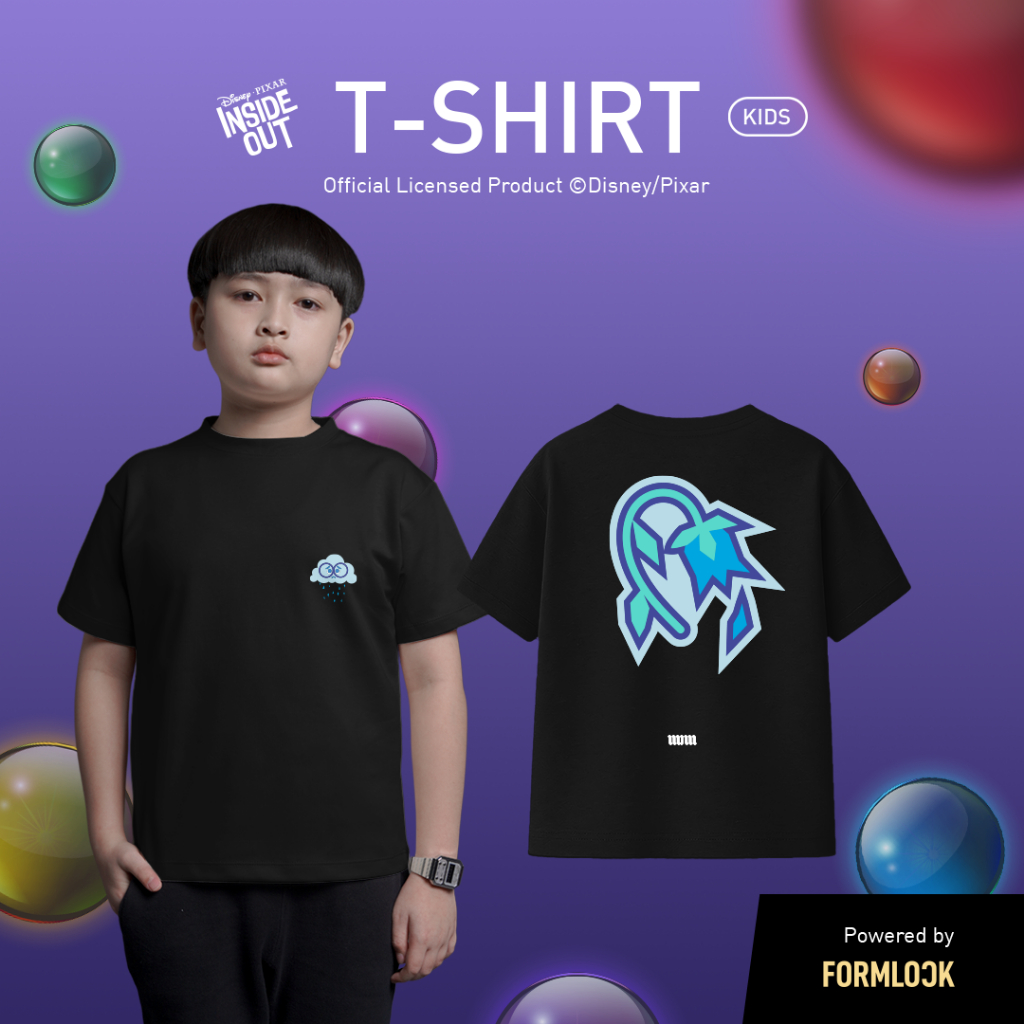 No Void Minds Inside Out Edition SADNESS Formlock เสื้อยืดเด็ก
