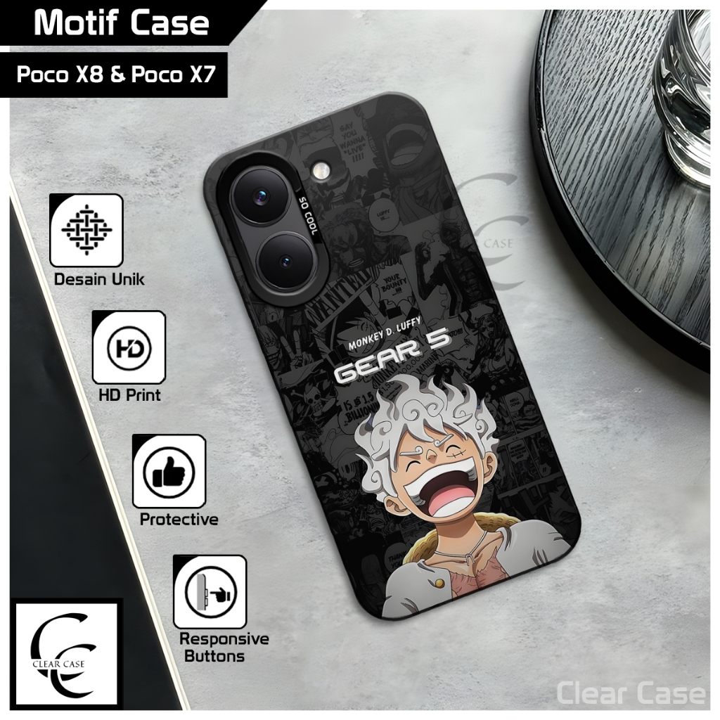 So Cool Softcase Poco X8 Pro & X8 Pro Max 5G | Poco X7 & X7 Pro 5G ล่าสุด IMD Hologram HD พิมพ์เคสโท