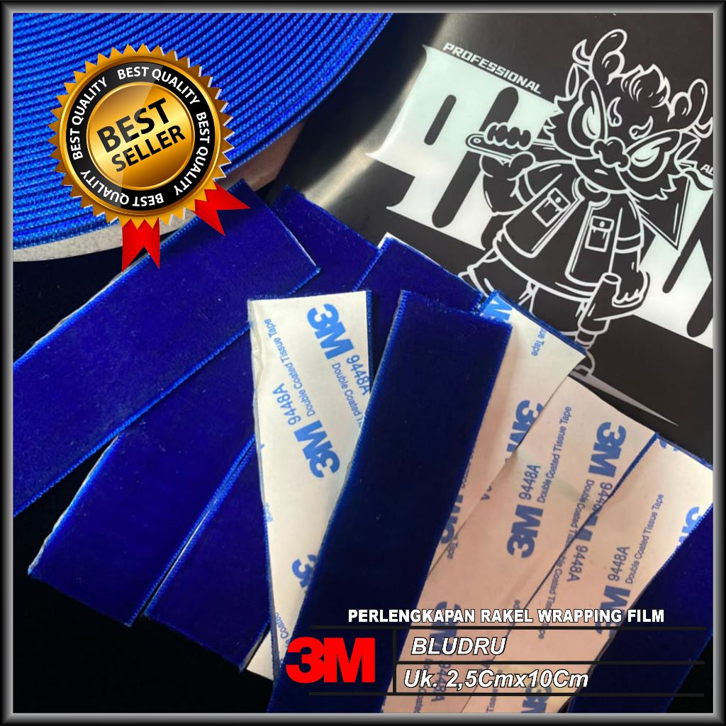 Premium Velvet 9448A ขนาด 2.5cmx10cm Double Adhesive 3M Premium 9448A Original - อุปกรณ์ห่อปาดน้ํา ส