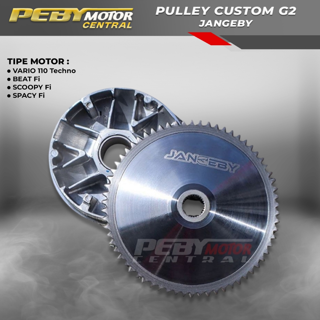 Pully Pulley Custom Jangeby G2 Beat Fi Scoopy Fi Vario 110 Fi
