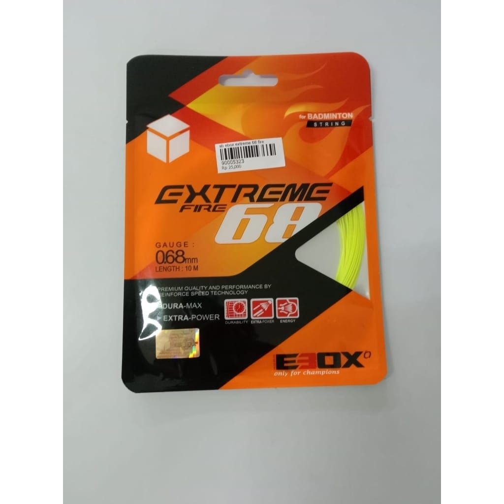 สายแบดมินตัน EBOX EXTREME 68 FIRE / สายแบดมินตัน Ebox Extreme 68 ของแท้