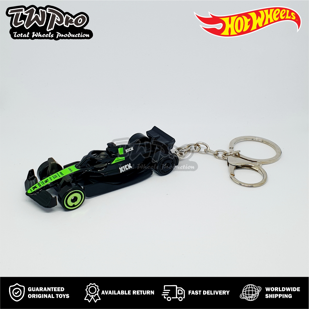 GANTUNGAN HOT WHEELS FORMULA 1 KICK SAUBER F1 - สีเขียว - พวงกุญแจ - พวงกุญแจ - พวงกุญแจ - CUSTOM - 
