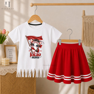 One Set Rumbay Setelan Kemerdekaan Anak Perempuan Terbaru Lucu Spesial Kemerdekaan INDONESIA oneset Rumbay