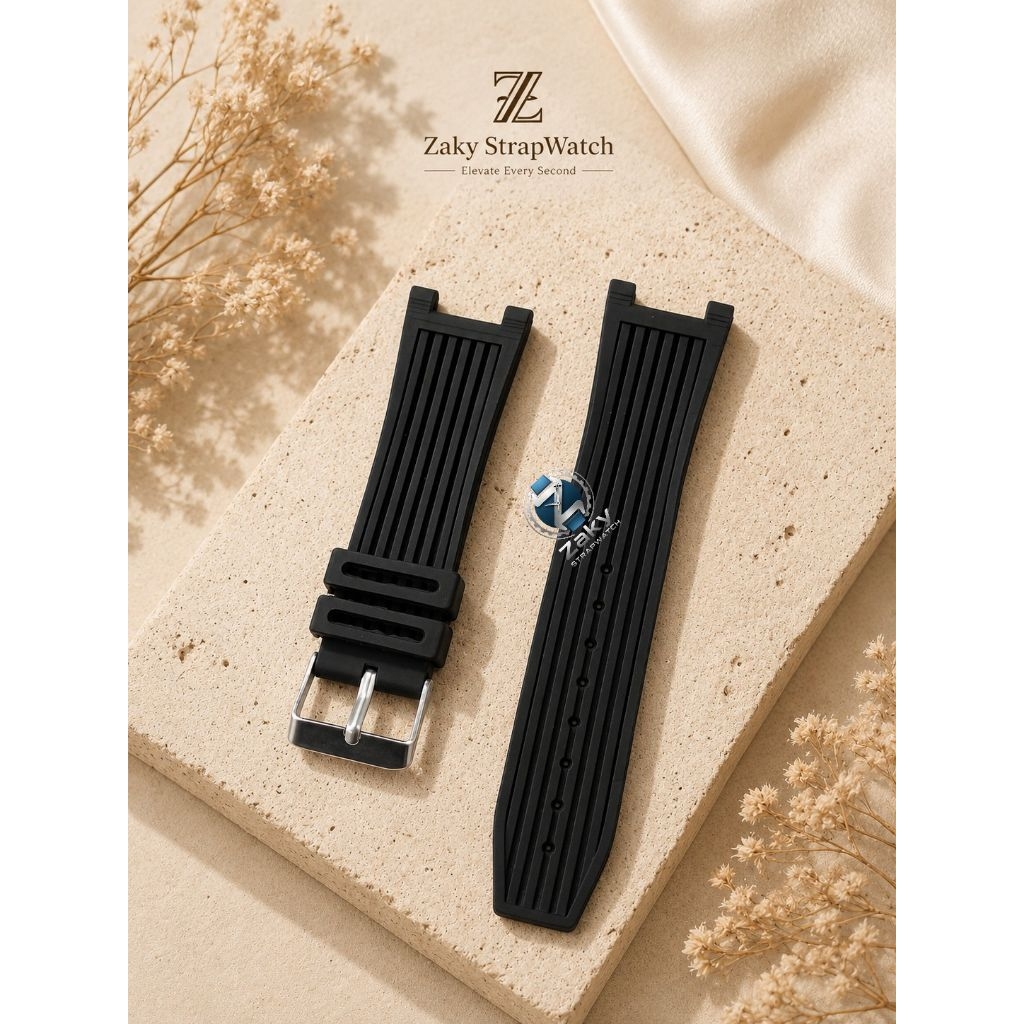 สายนาฬิกา Gc Guees Collection สายนาฬิกายาง 22 มม. แถม Springbars
