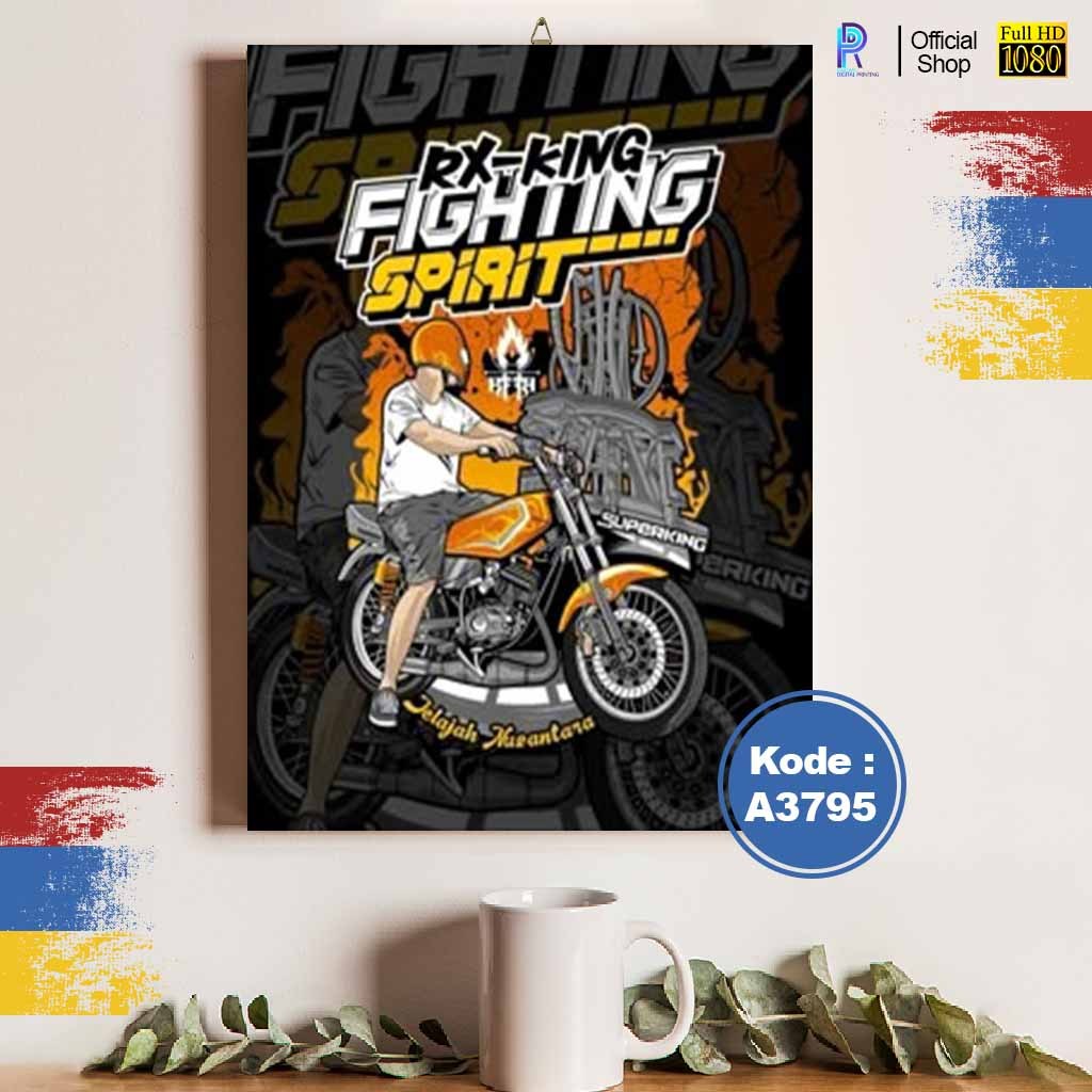 RX KING1 ไม้ตกแต่งผนัง RX KING1 โปสเตอร์ที่ไม่ซ้ํากัน Wall Decor สําหรับห้องนอนและห้องนั่งเล่น AA379