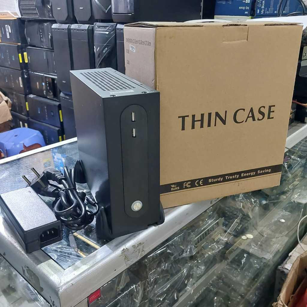 ITX slim mini computer pc เคสเปล่า เคสบางพร้อมกล่องเหมือนใหม่