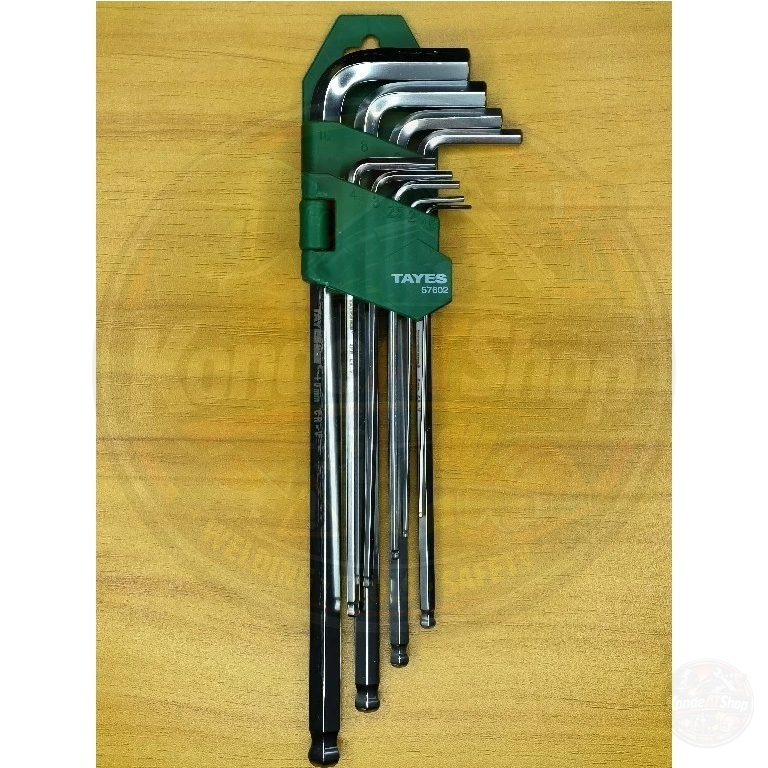 Tayes L Key ครบชุด Chrome Vanadium Steel Long L Key Variant Star L Key Star L Key Premium Long Set