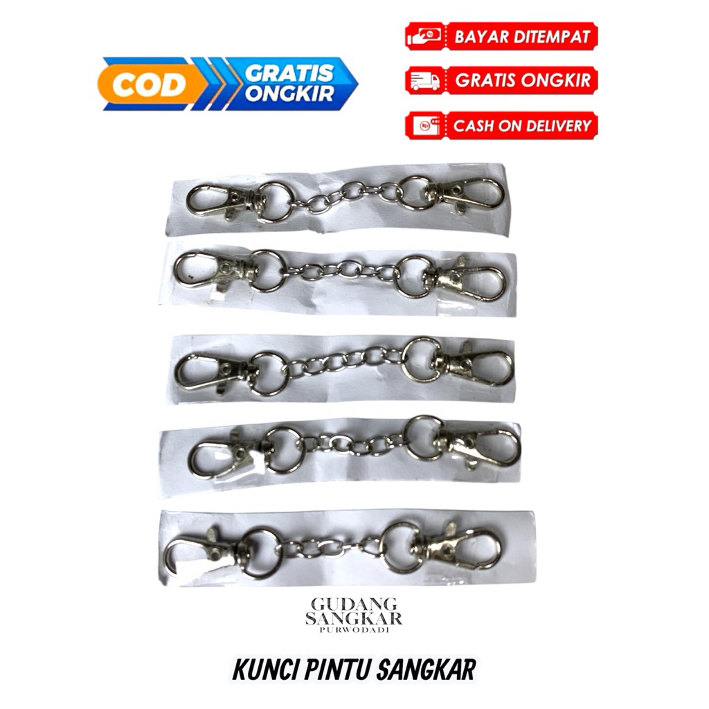 CAGE LOCK / DOOR HOOK CHAIN / PADLOCK SAFETY