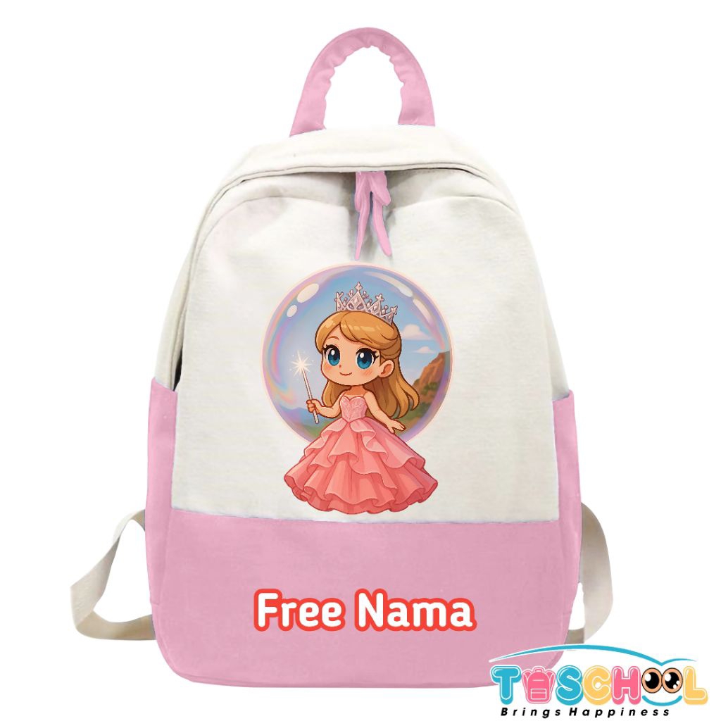 GLINDA WICKED KIDS กระเป๋าเป้สะพายหลังสําหรับชื่อฟรีที่ดี