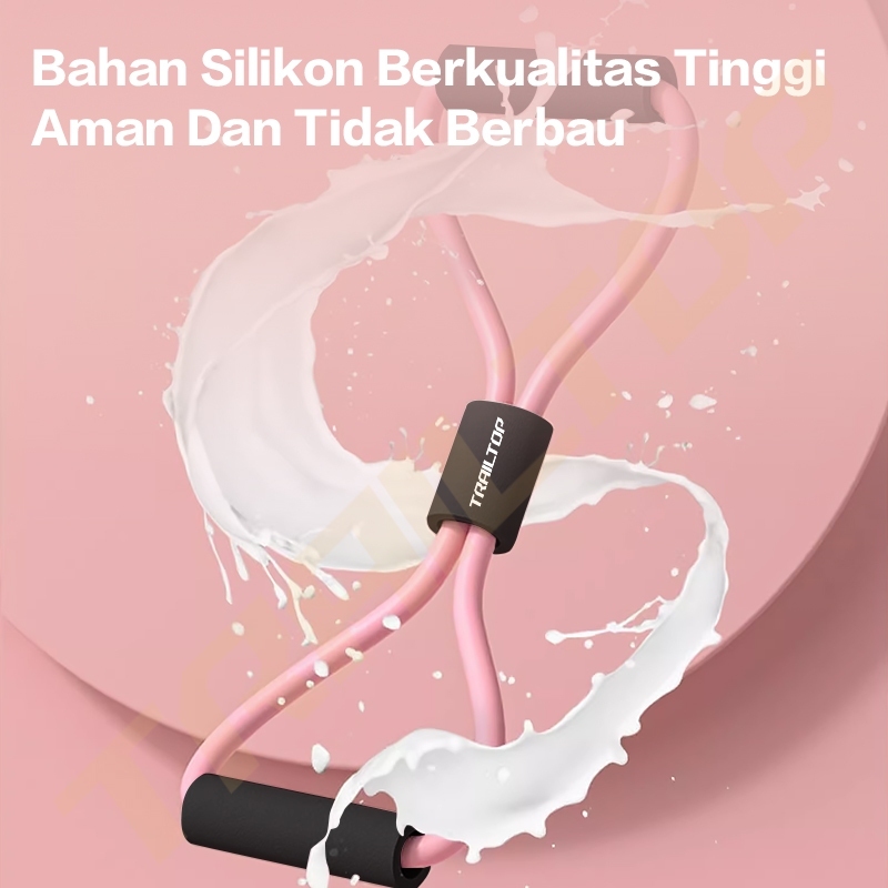 Stretching Trailtop Rubber Gym Rope วงต้านทานโยคะ อุปกรณ์ยิมที่บ้าน