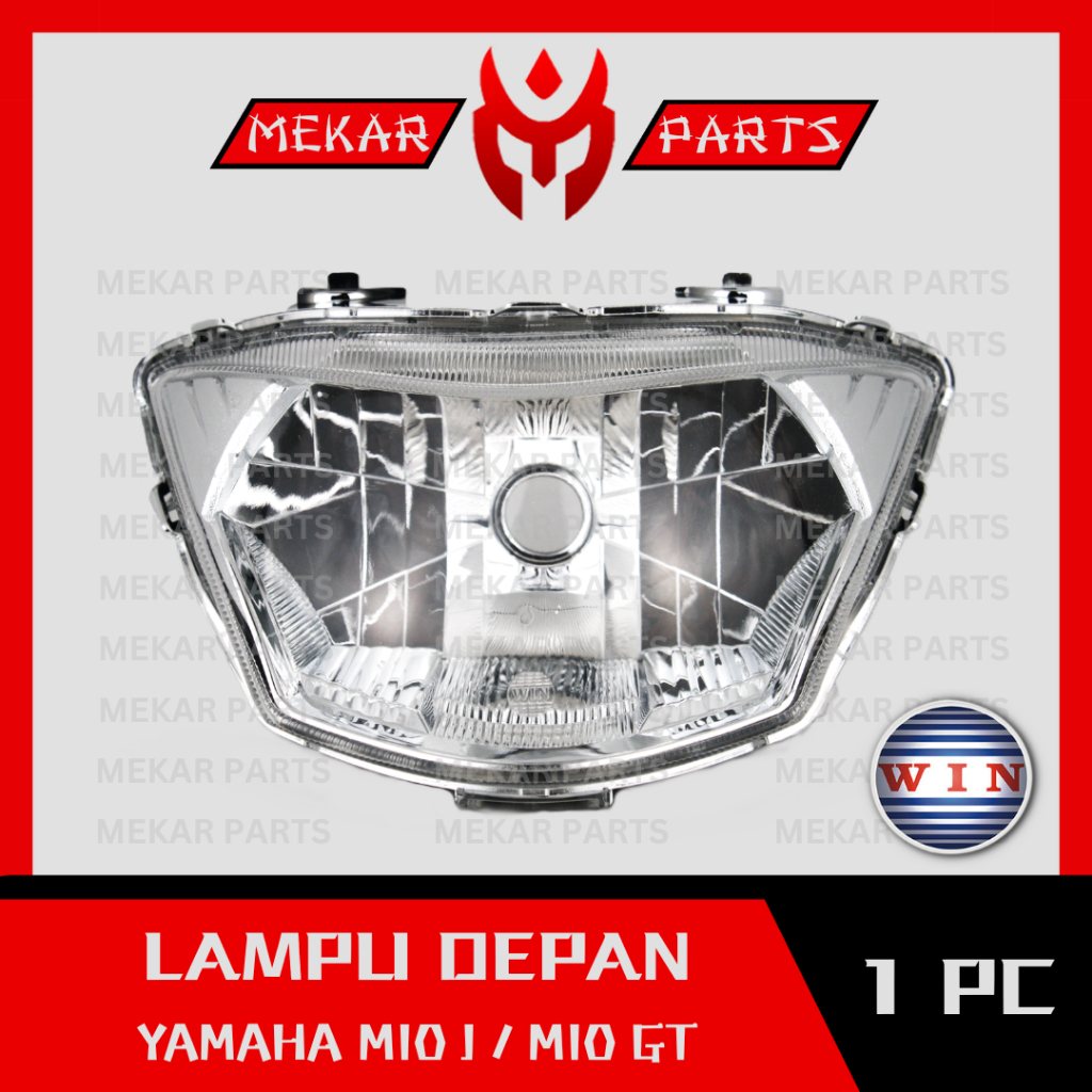 MEKAR-PARTS/WIN-FRONT LAMP/REFLECTTOR/HEADLAMP/HEADLIGHT/MOTORCYCLE/YAMAHA/MIO-J/GT/2013-2017/54P/2B