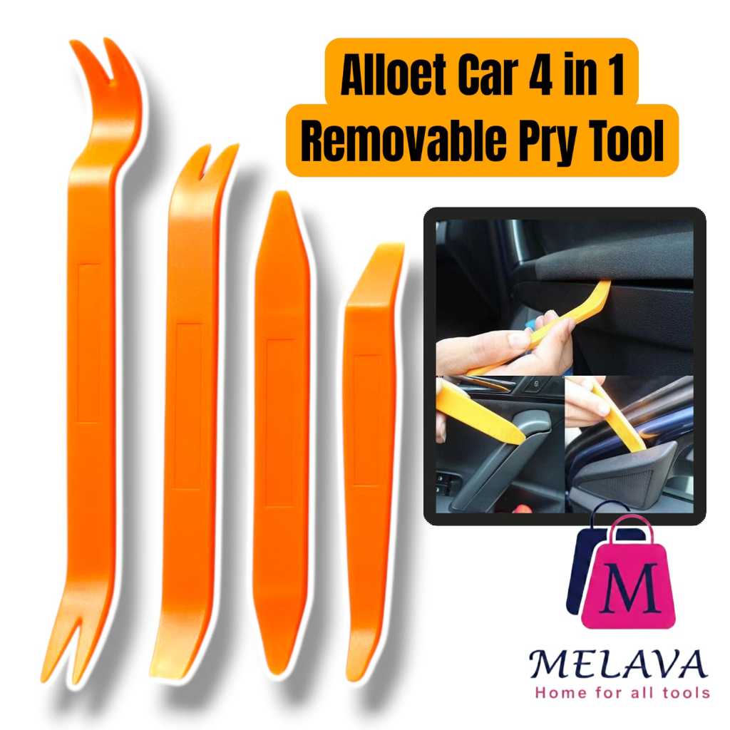 Alloet Car 4 in 1 Removal Pry Tool / Car and Motorcycle Removal ไม่มีรอย
