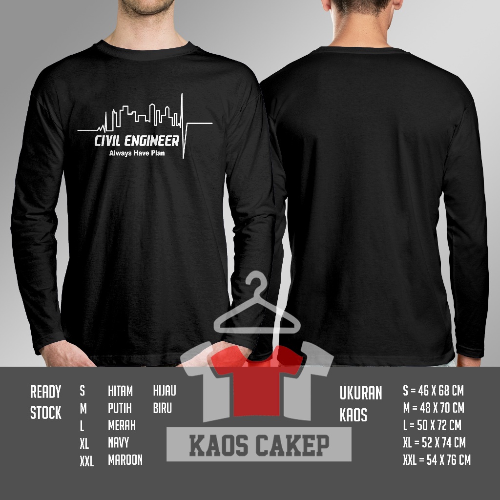 Civil Engineer Alyssas Have Plan Silhouette Long Sleeve Distro Shirt