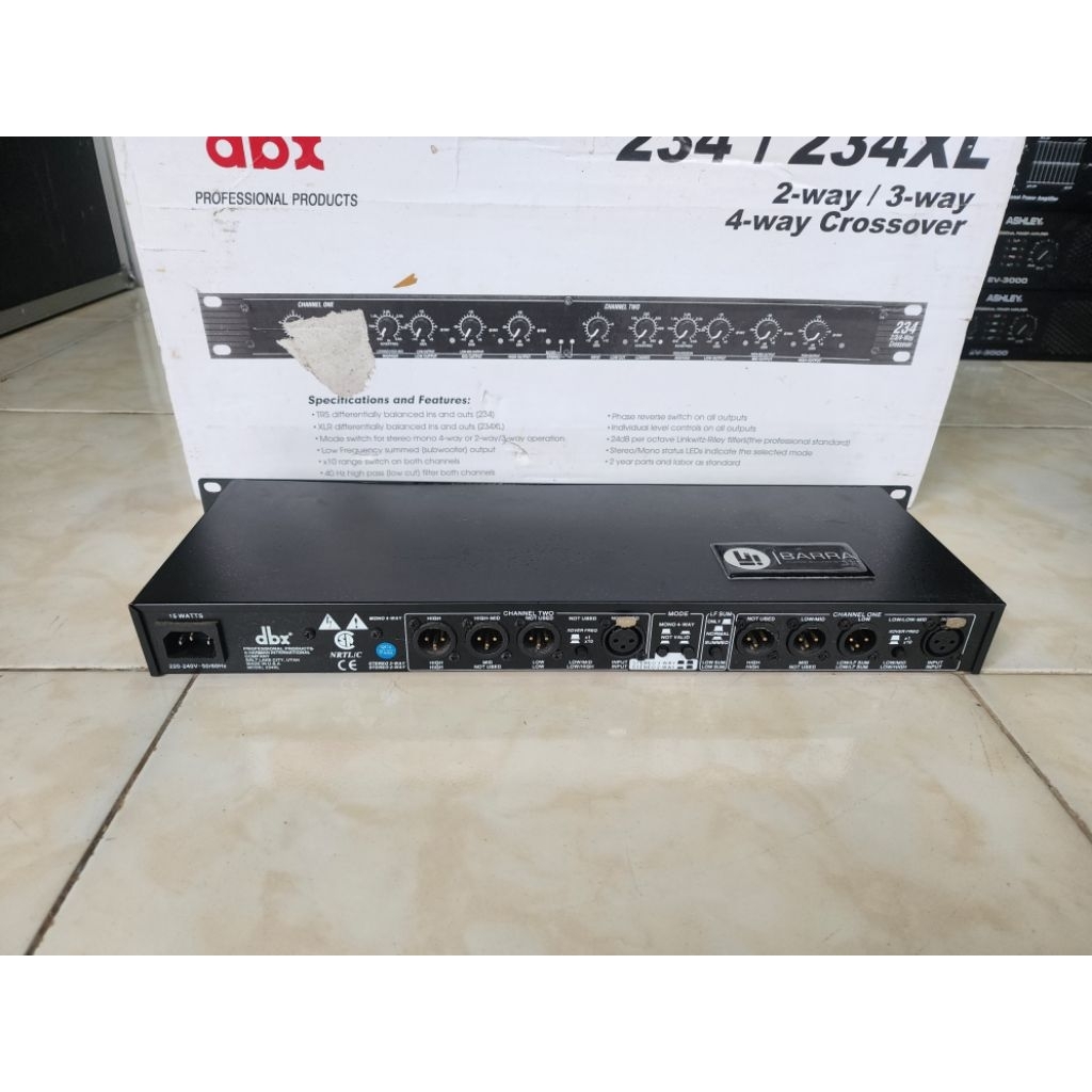 ใช้ครั้งเดียว DBX 234XL CROSSOVER LIKE ใหม่