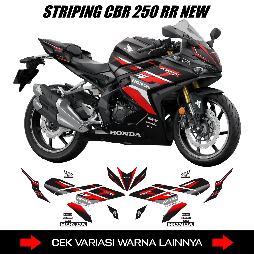 HONDA CBR 250 RR ใหม่ K64N STRIPING สติ๊กเกอร์ DECAL / สต็อก DECALS CBR250RR ใหม่