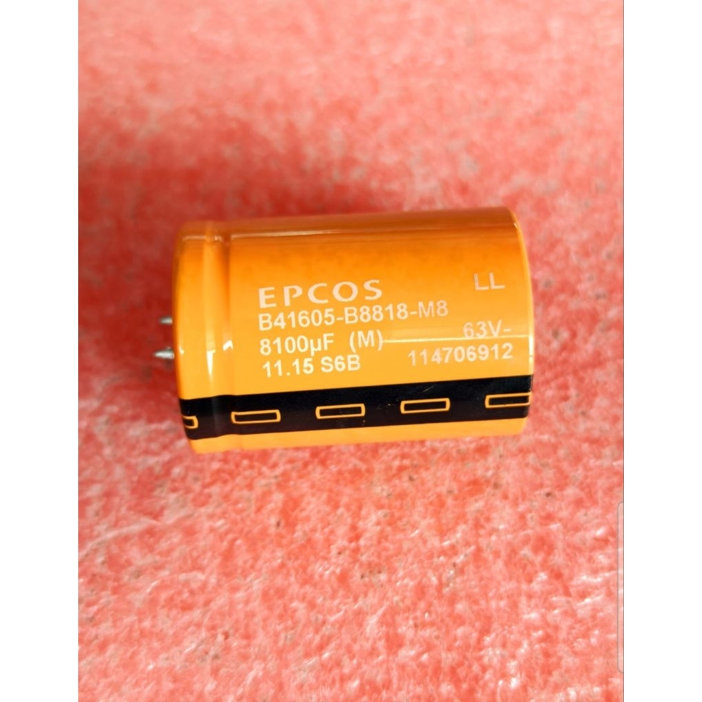 ELCO EPCOS 8100 MF 63 VOLT ORIGINAL CAPUTAN