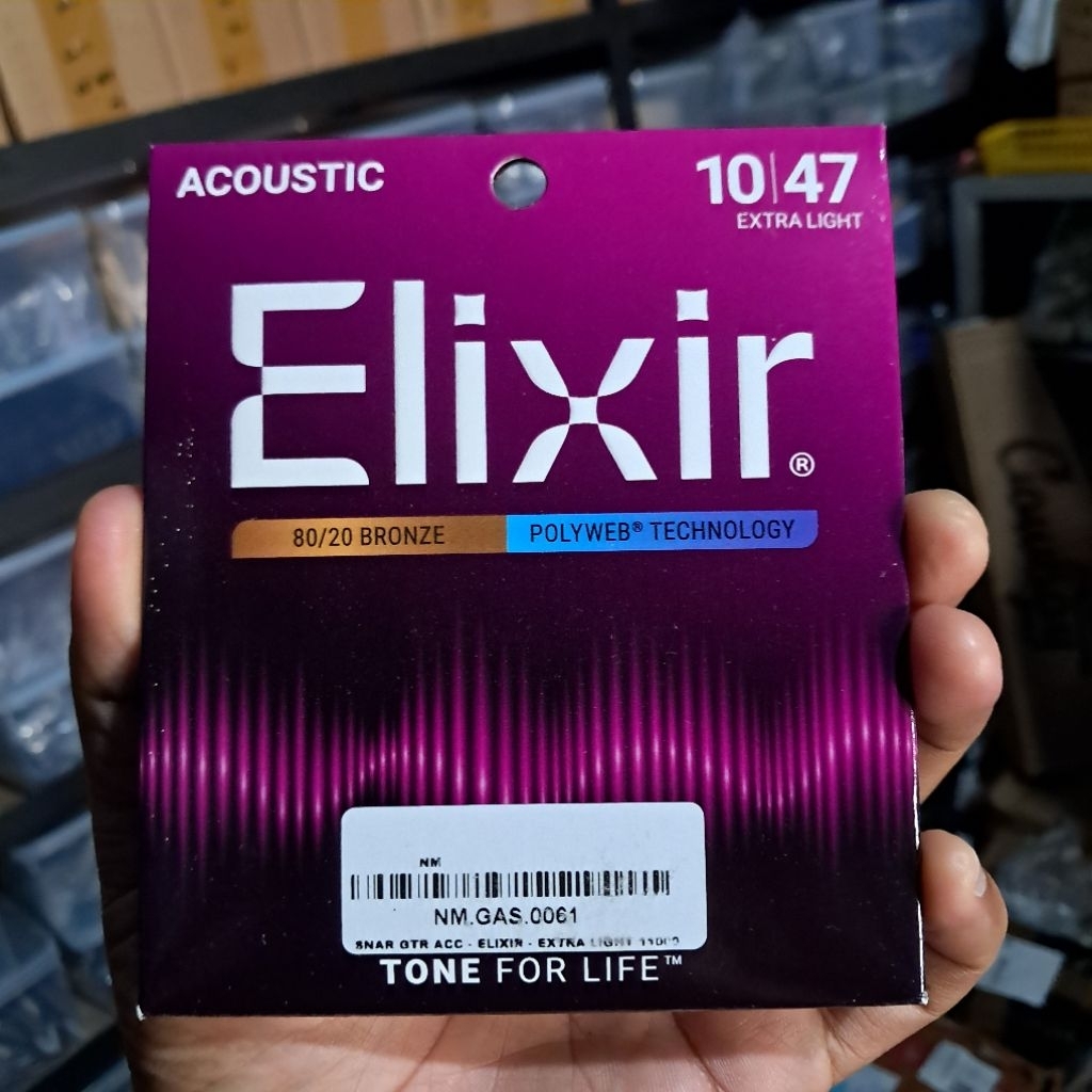 ELIXIR POLYWEB GUITAR STRINGS ELIXIR ORIGINAL ACOUSTIC GUITAR STRINGS ELIXIR